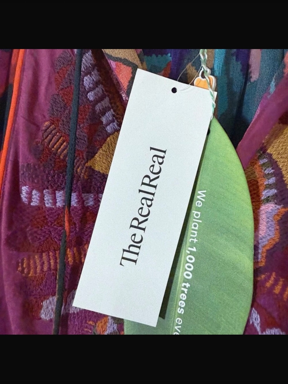 FARM RIO Dynamic Foliage Embroidered Maxi Dress Size XL - Picture 11 of 16